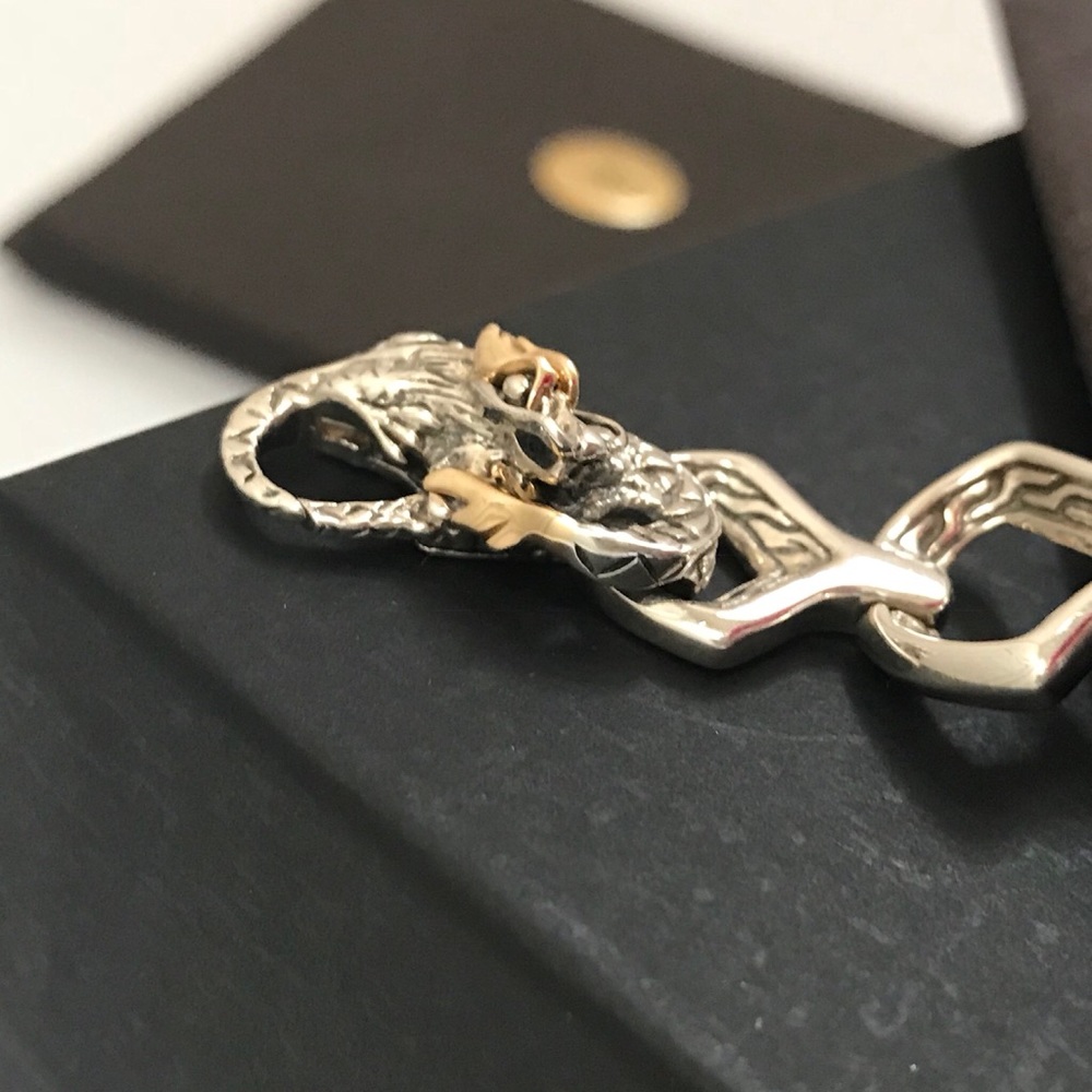 JOHN HARDY Legend Naga Diamond Link Bracelet - Picture 5 of 8